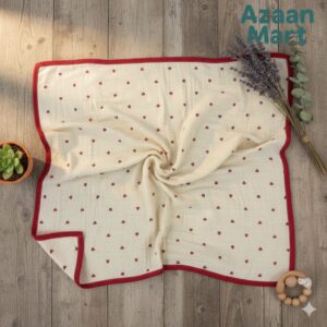 ৬ পিস ১০০% কটন Swaddle/কাথা সেট